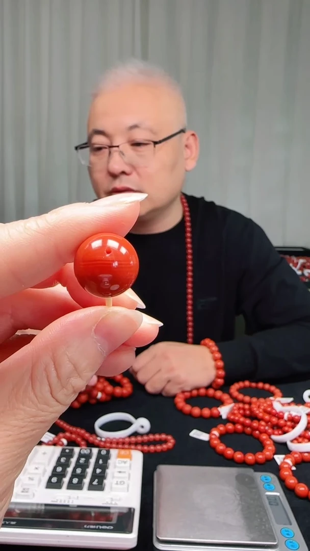 未镶嵌多样性发一件南红玛瑙14mm保山单株