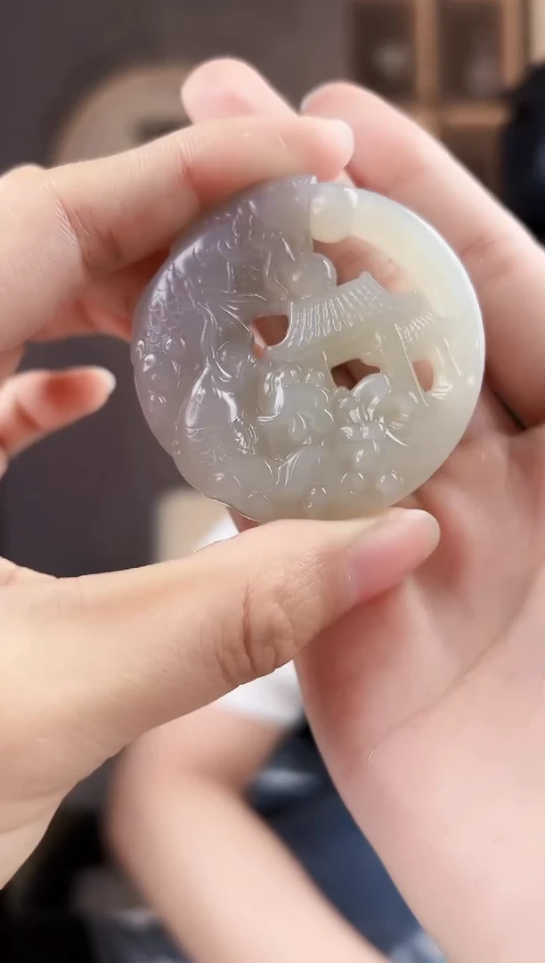 颈饰未镶嵌和田玉拍一发一，多样性发货