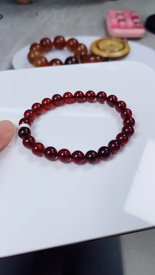 未镶嵌琥珀手串琥珀