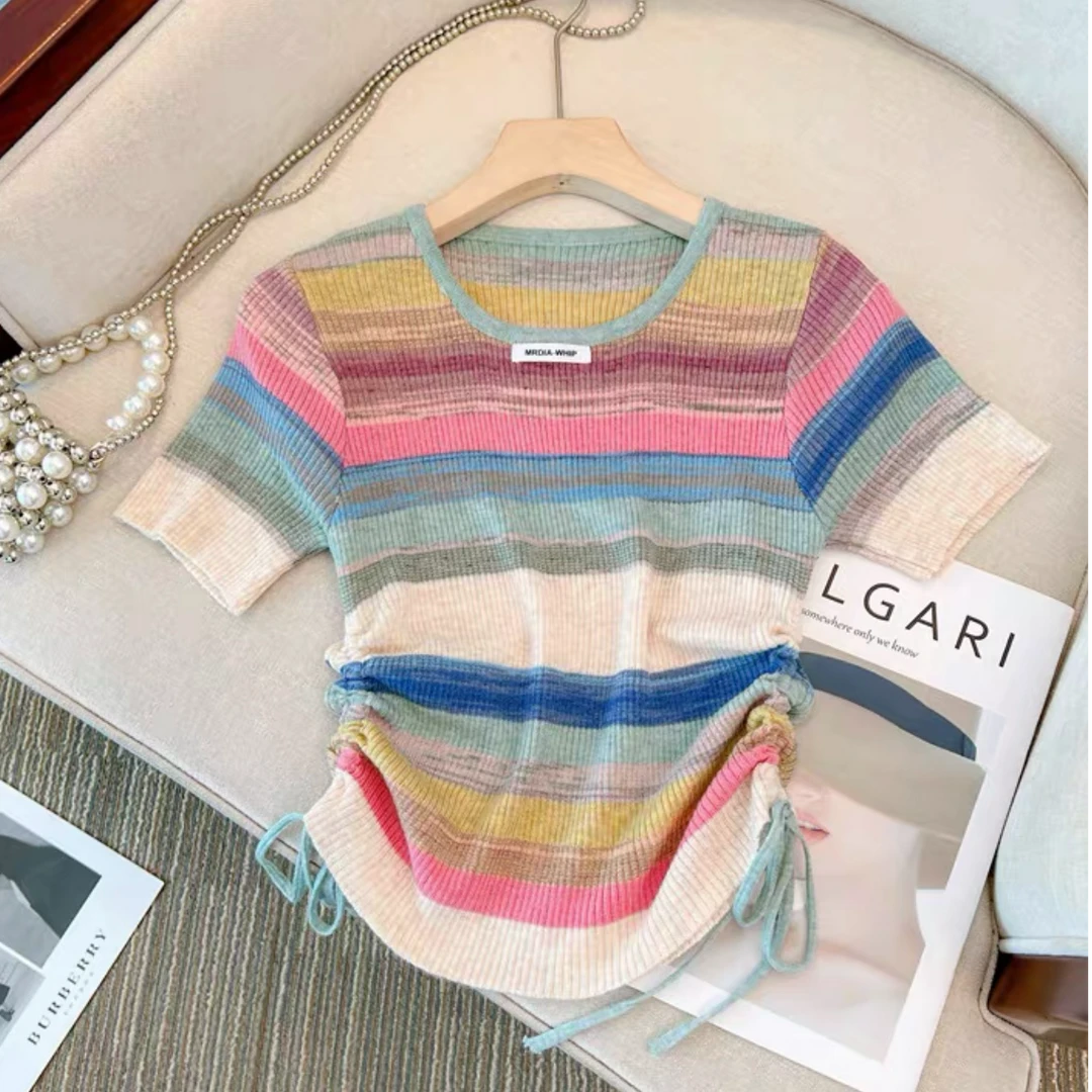 （601-650）辣妹时尚短袖