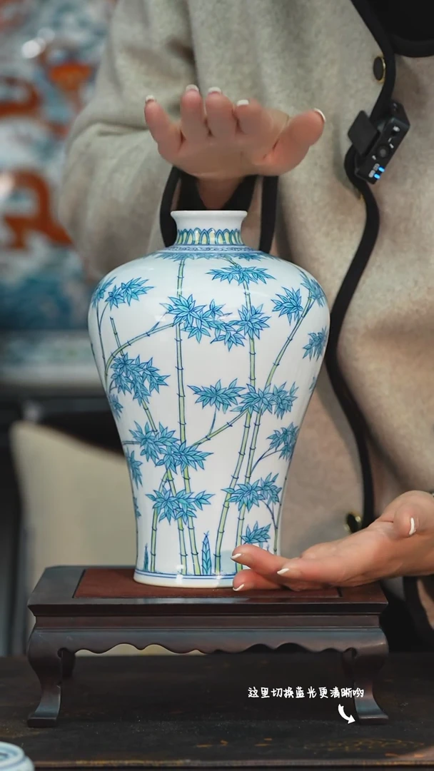 【闪购商品】中国官窑斗彩非遗传承人—涂杏花