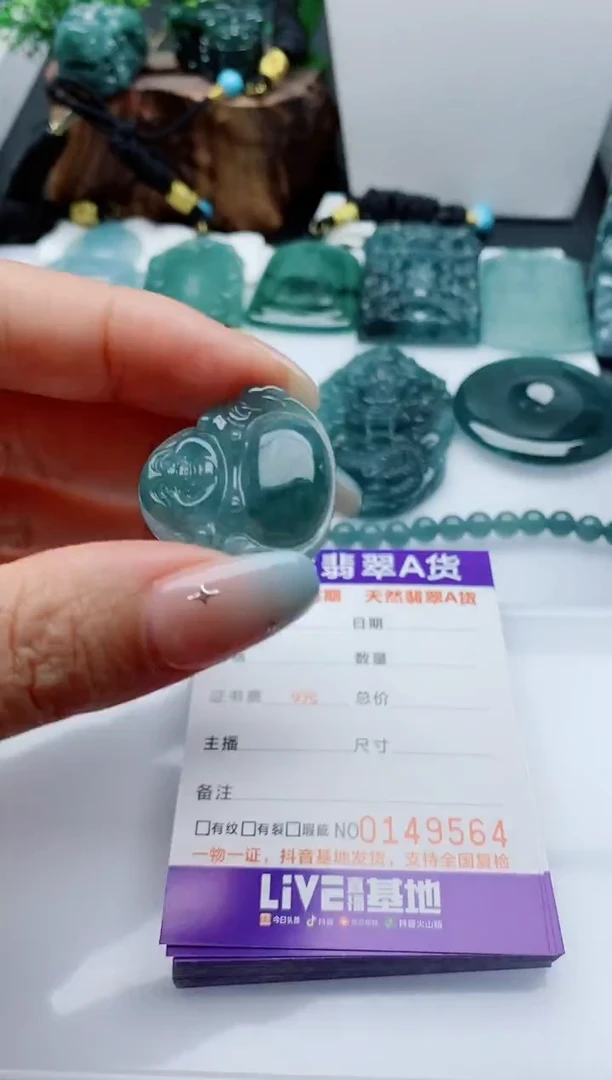 颈饰未镶嵌翡翠