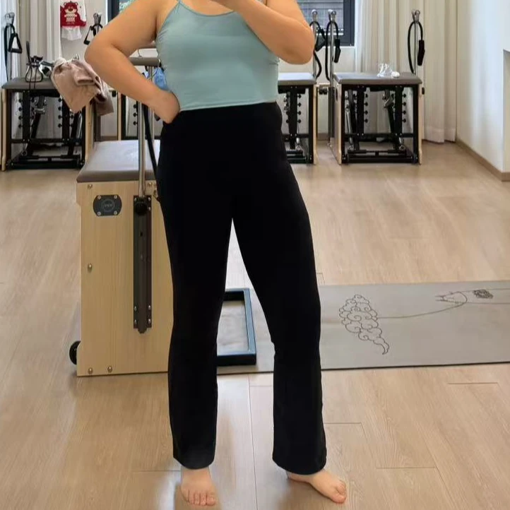 LZNH(云感）加绒提臀高腰提臀喇叭裤KZ-9914