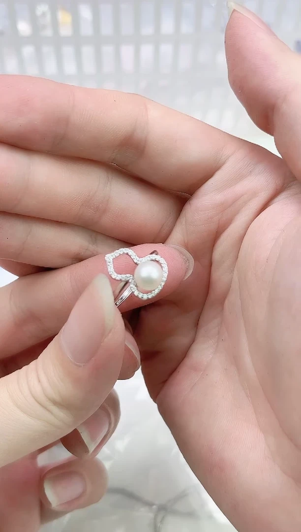 银S925镶嵌其他淡水珍珠多样性发一470