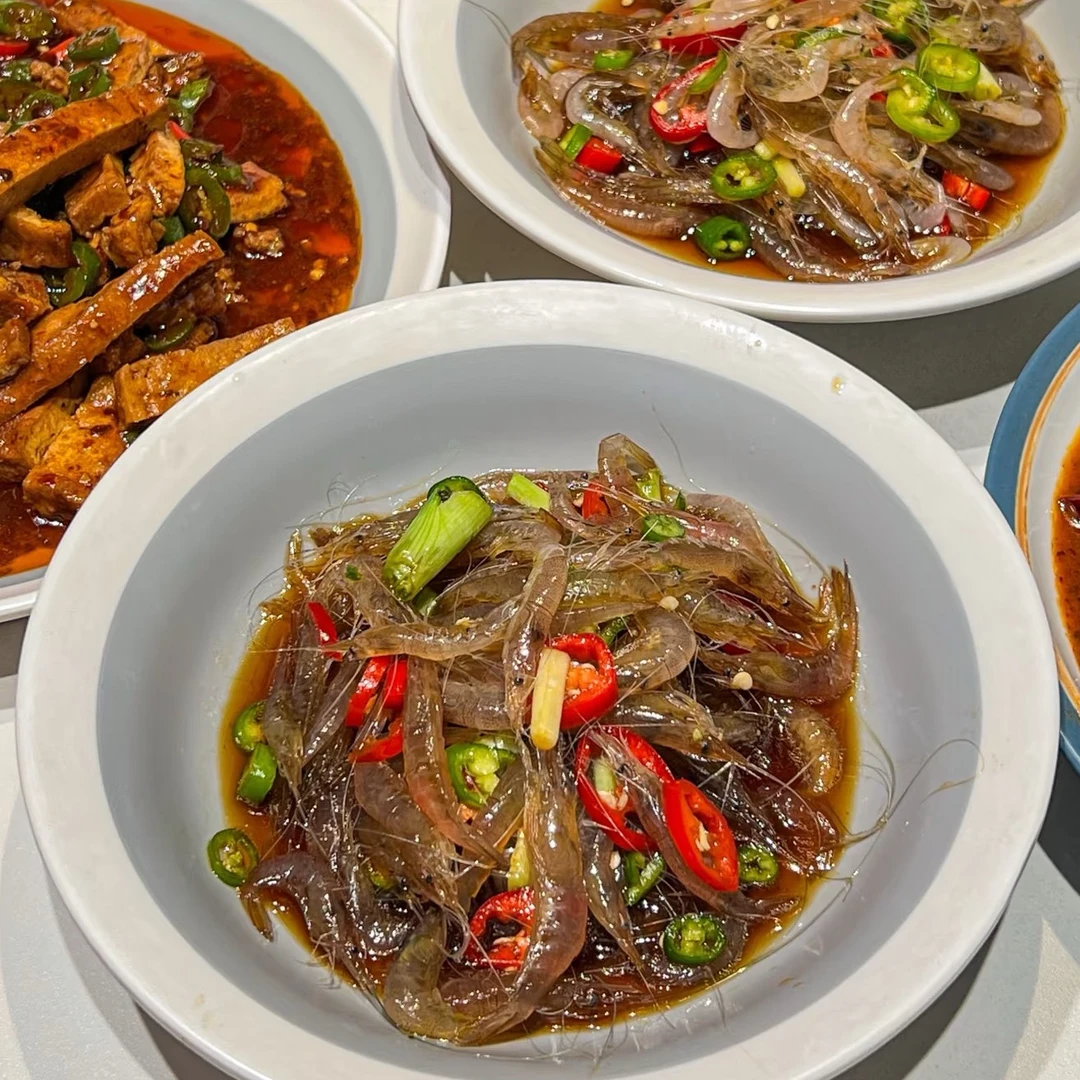 醉白米海江白虾虾炝对虾跳跳虾