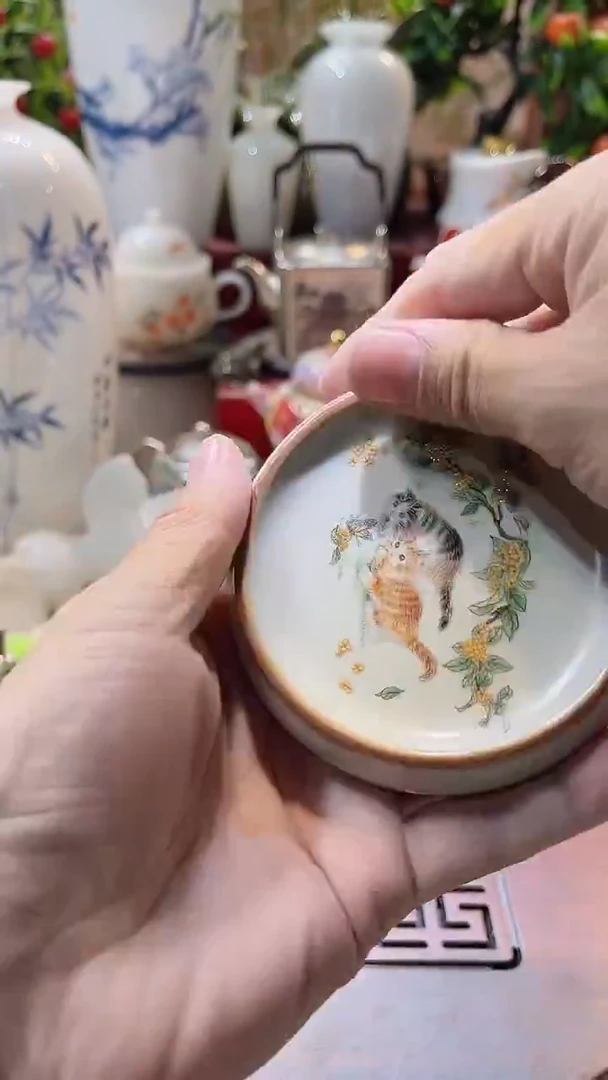 瓷片德艺茶器直播间@@杯垫