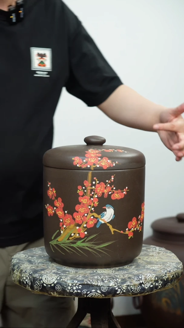 宜兴原矿紫砂茶叶罐