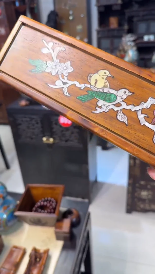 木鸟踏花枝机关线香盒118.88888