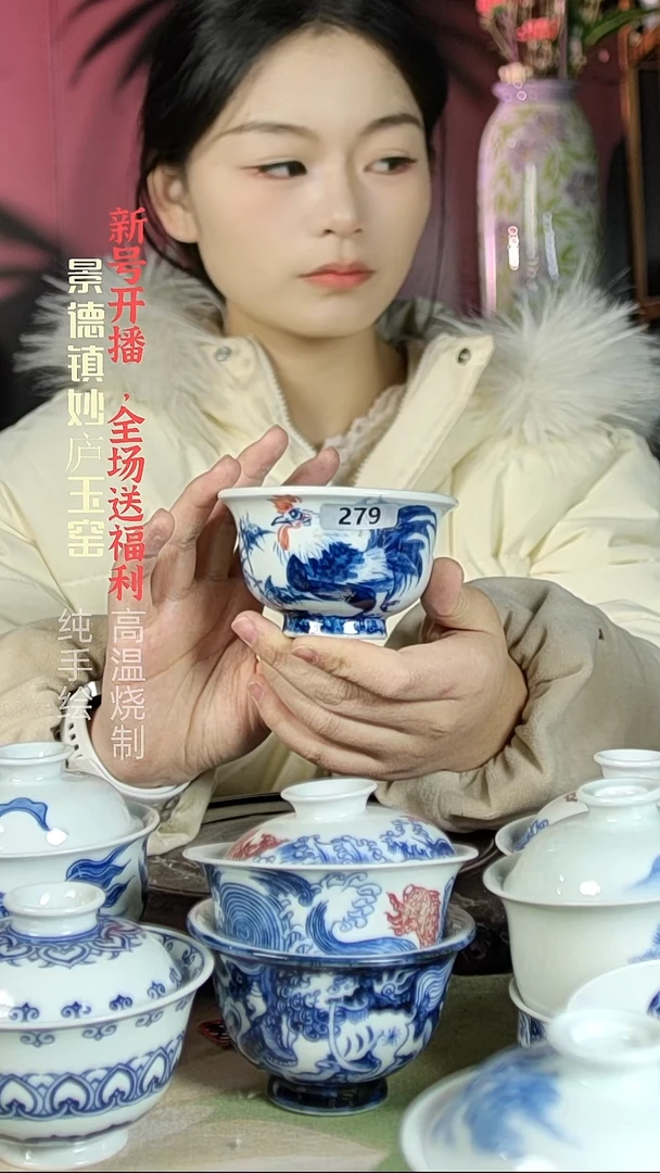 盘陶妙庐玉窑压手279