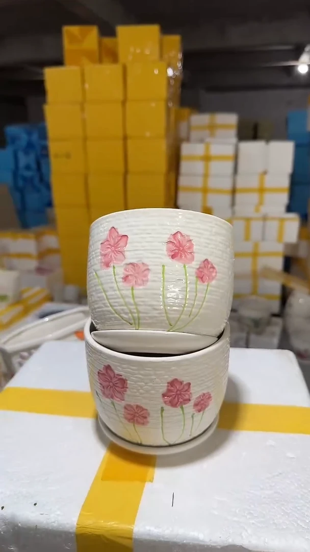 高温陶瓷花盆+Q889