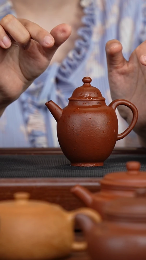 茶壶紫砂老朱泥橄榄