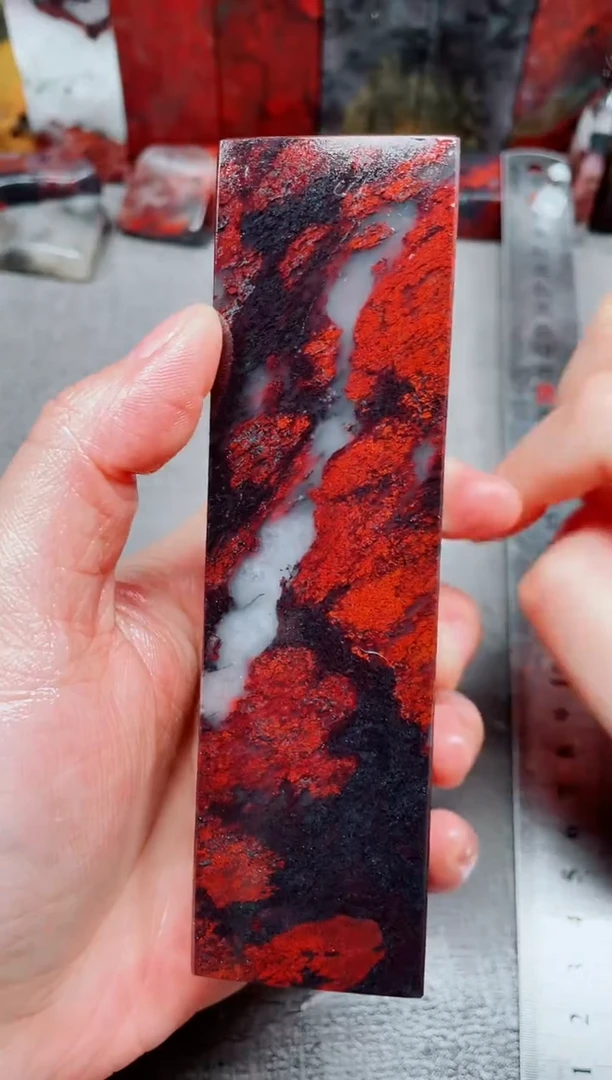 桂林鸡血玉素章--21