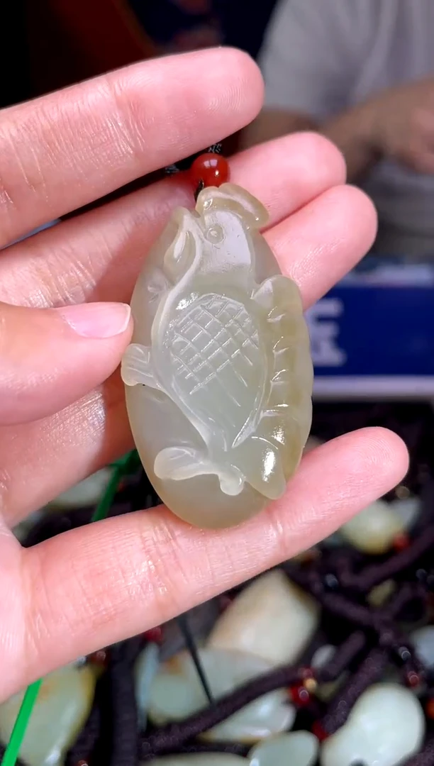 和田玉未镶嵌挂件1