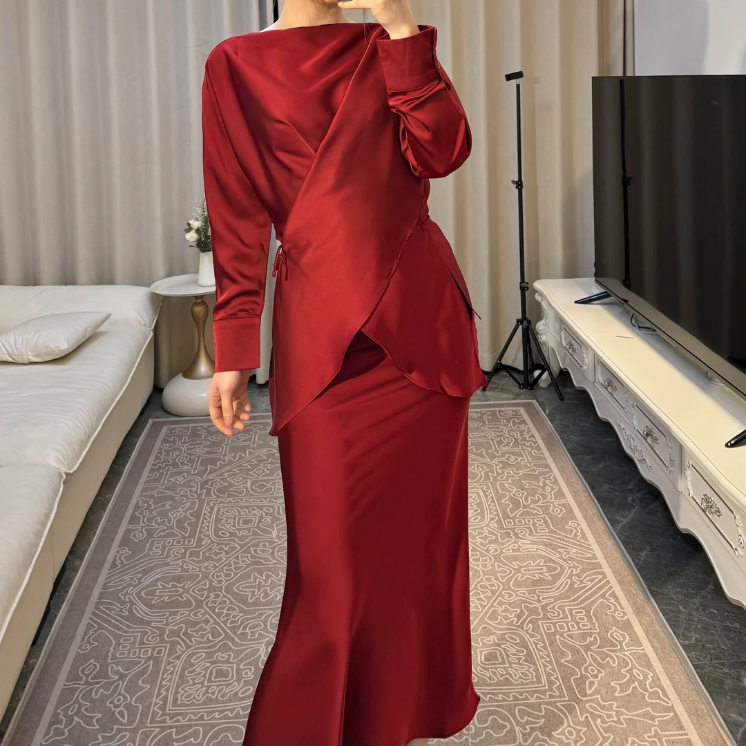 【LYDIYA】醋酸面料套装裙