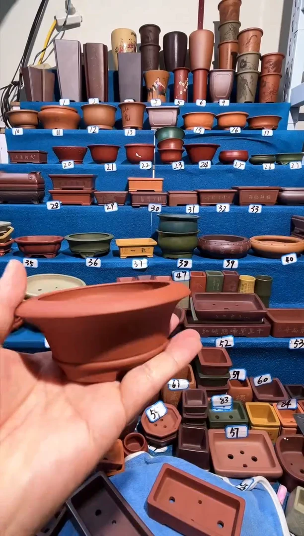 【闪购商品】紫砂紫砂花盆9*4