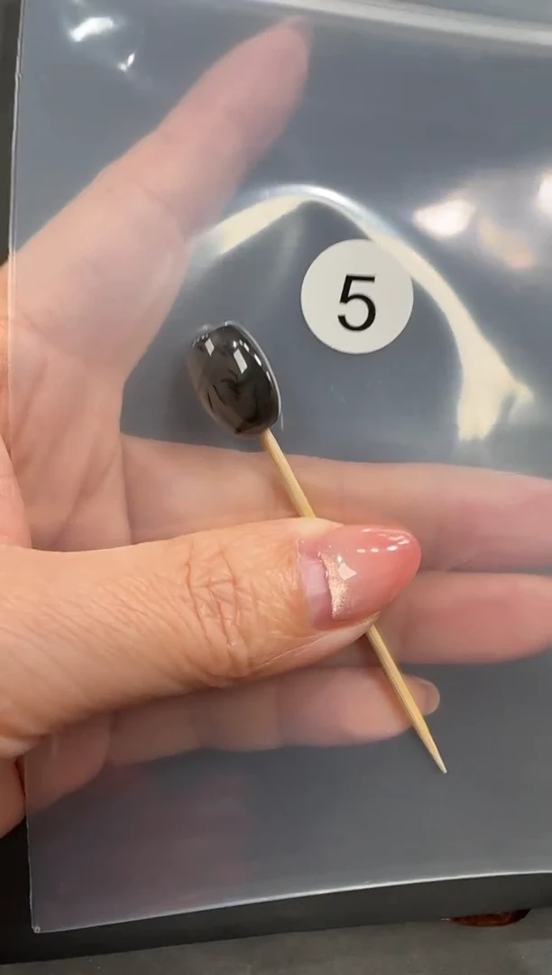 未镶嵌玛瑙/玉髓珠宝半成品原矿无优化无胶裂水墨丹青桶珠