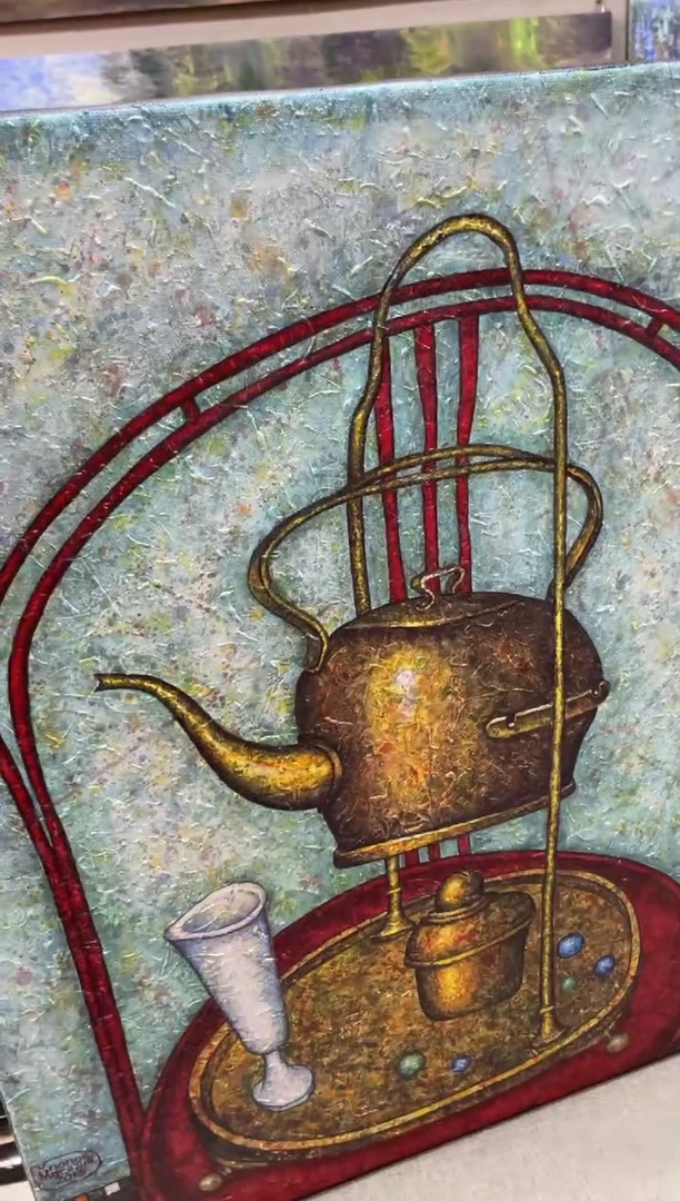 俄美协画家原创油画60*76