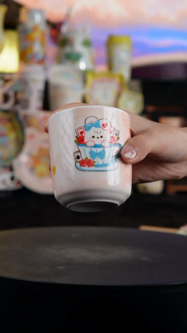 陶瓷便携款手工手绘景德镇陶瓷