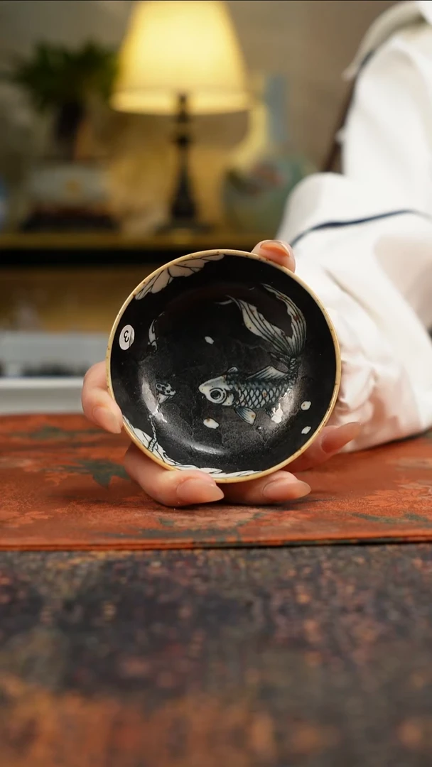 杯景德镇陶瓷杯碗柴烧多人