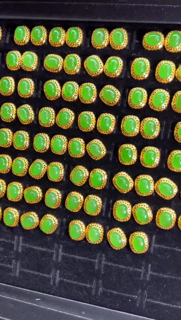 银S925镶嵌和田玉挂件8298多样性发货拍一发一