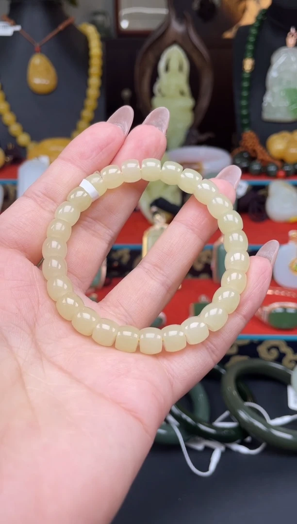 手串未镶嵌和田玉手串gc42