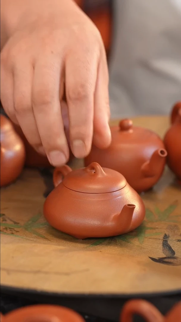 茶壶紫砂全手   宽口