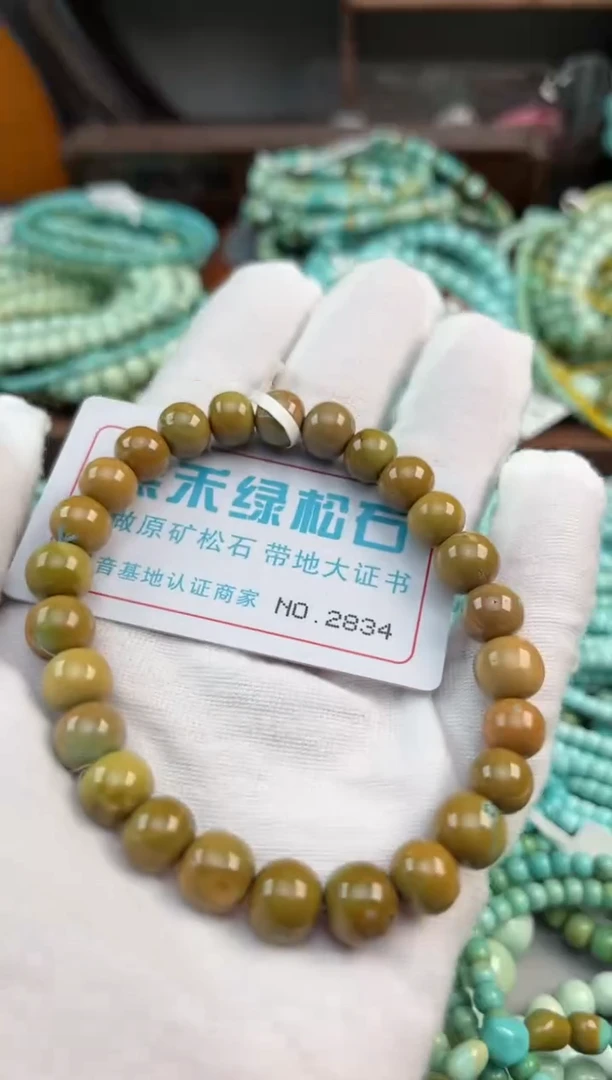 未镶嵌绿松石松石2834