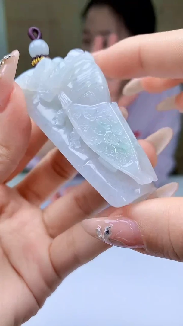 【闪购商品】定制翡翠未镶嵌4902ty-毛货挂件48