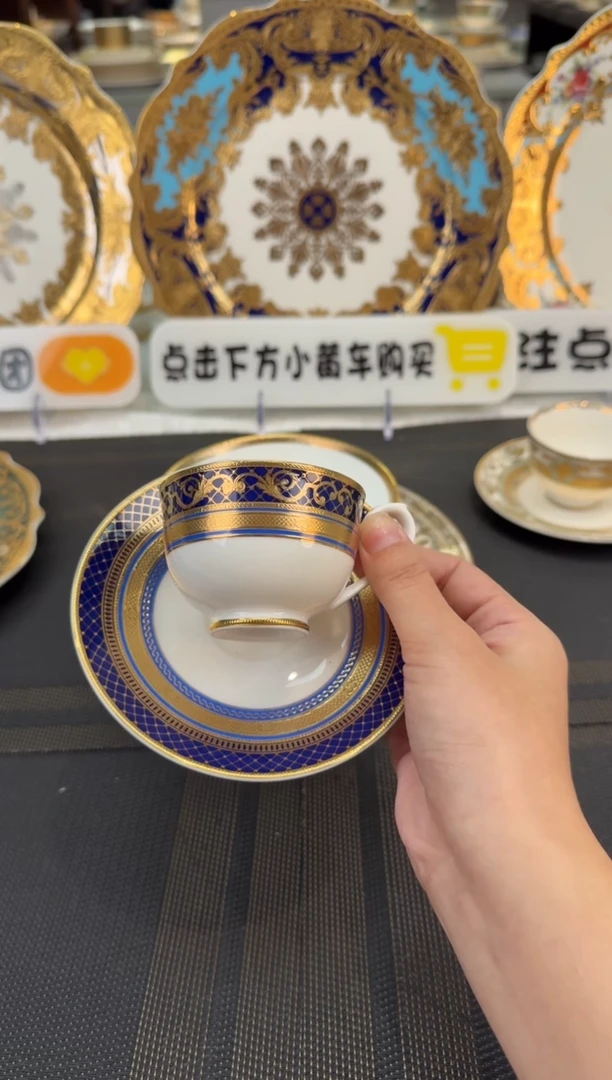 瓷片90毫升杯碟 6套 礼盒装