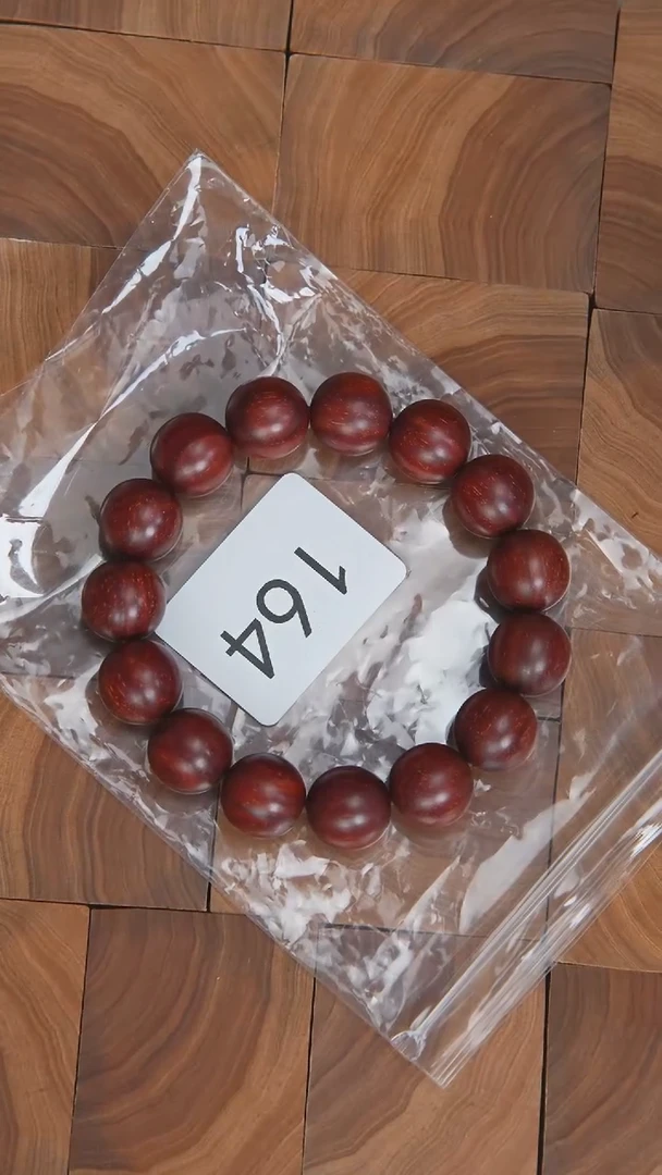 檀香紫檀（小叶紫檀）手串/手链紫檀1.5单圈高密满金星随机发164