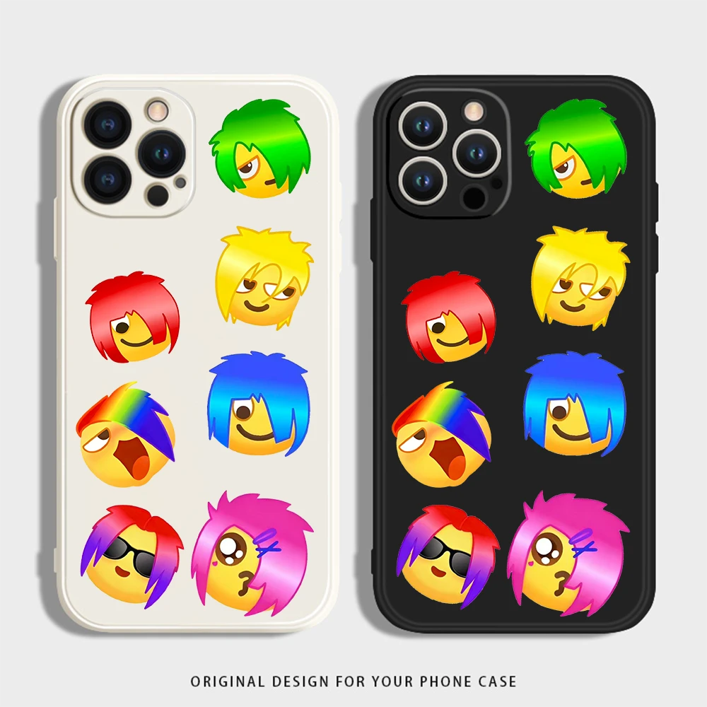 趣味杀马特适用iphone17苹果16手机壳小米OPPO华为VIVO荣耀硅胶