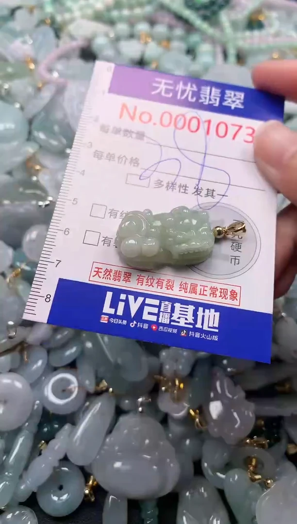 吊坠(不含链)未镶嵌翡翠1073