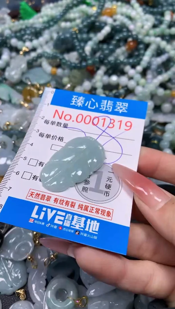 【闪购商品】翡翠颈饰未镶嵌含绳0001319