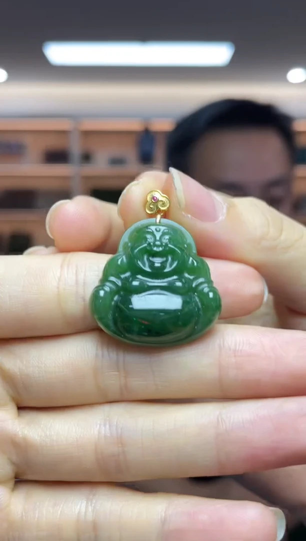 颈饰银S925镶嵌和田玉（多样性发一件）