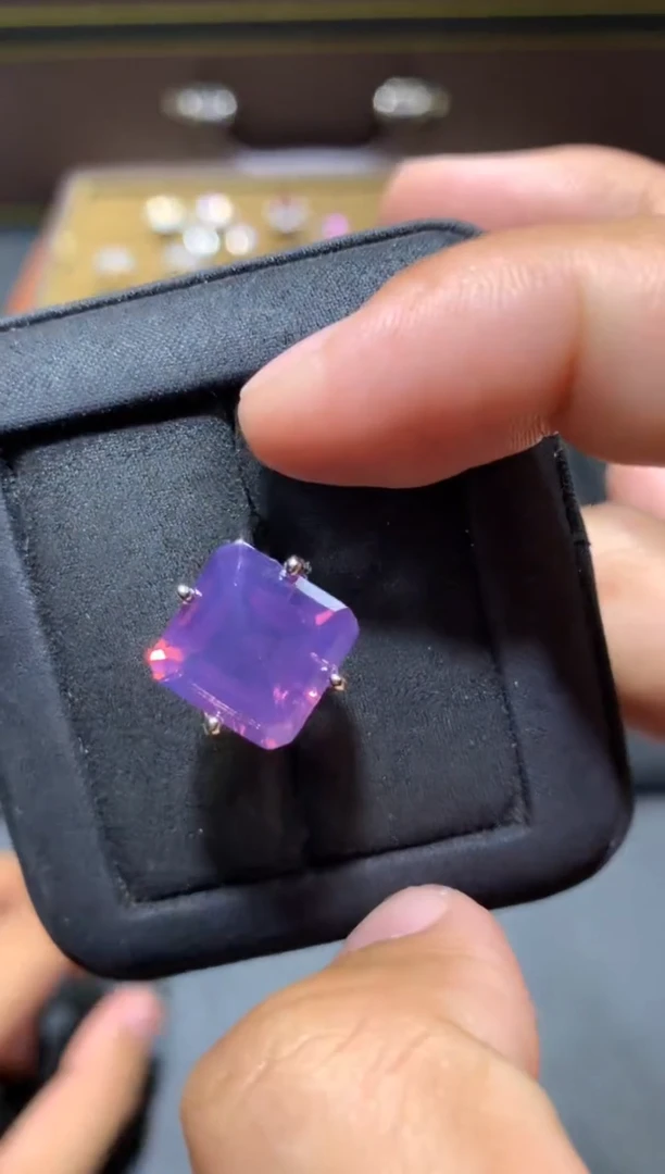 未镶嵌戒指水晶J83紫玉晶