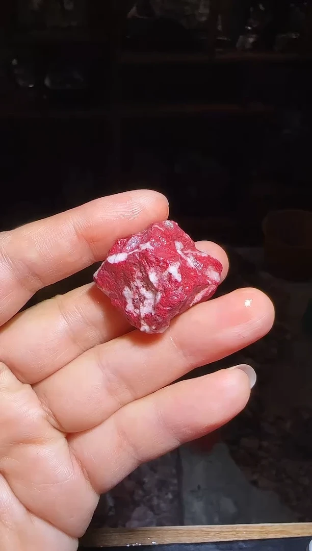 天然辰砂朱砂毛料37