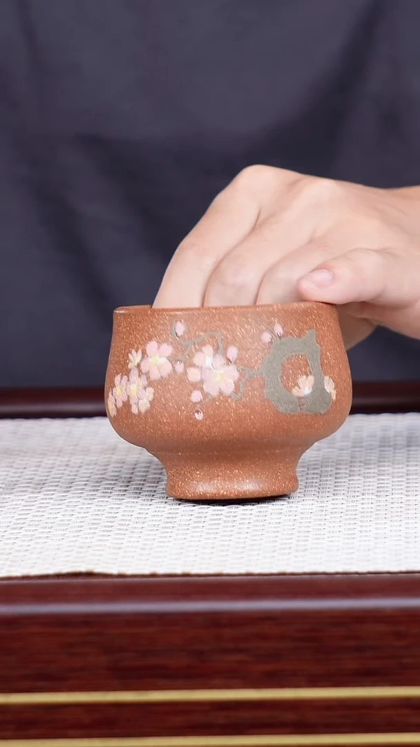 茶杯紫砂宜兴原矿紫砂主人杯