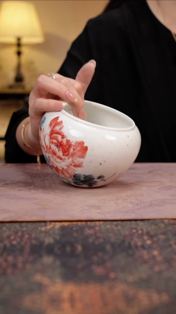 杯景德镇陶瓷杯碗柴烧多人