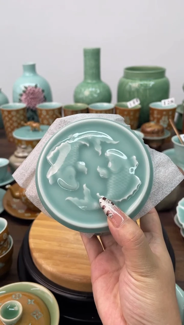 特价福利 微瑕 慧仙青瓷