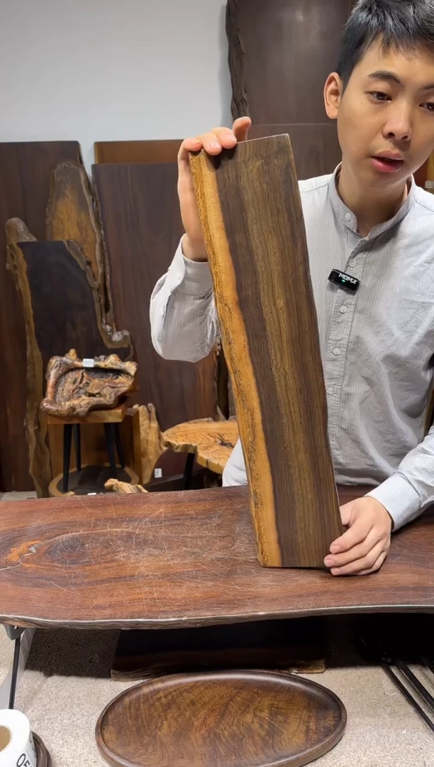 风车木（黑檀木）尺寸57*12*2.3编号016