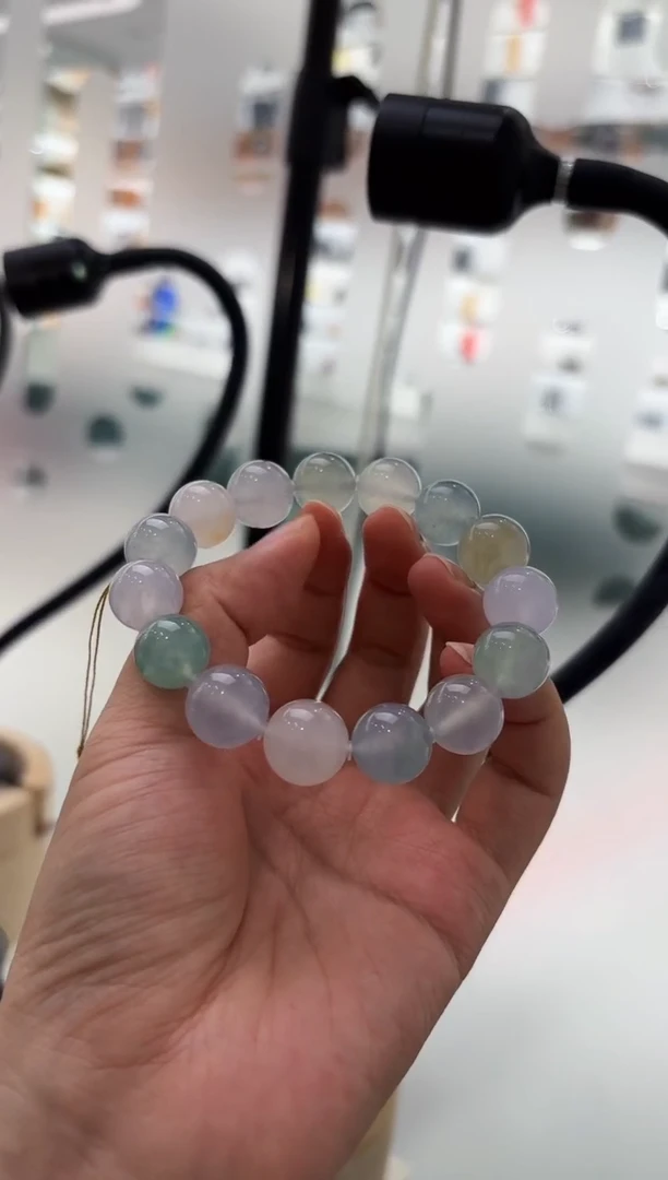 未镶嵌手串翡翠多宝手串多人不退不换