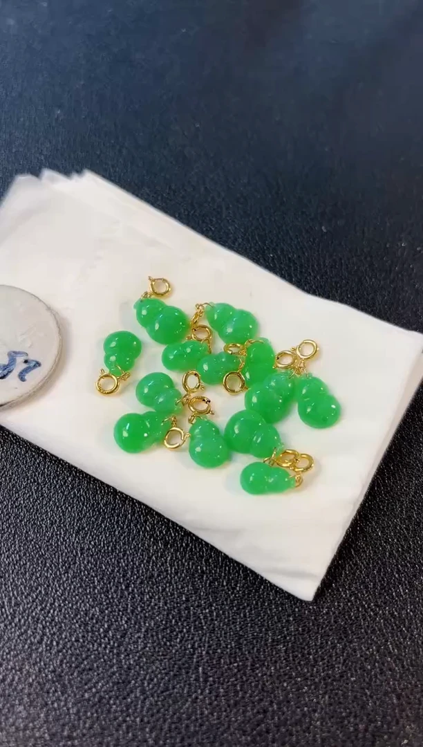 【闪购商品】翡翠颈饰18K金镶嵌缅料A货/多样性发货/一件