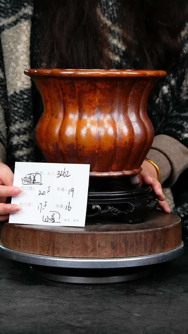 紫砂花盆3262+s颜色不挑