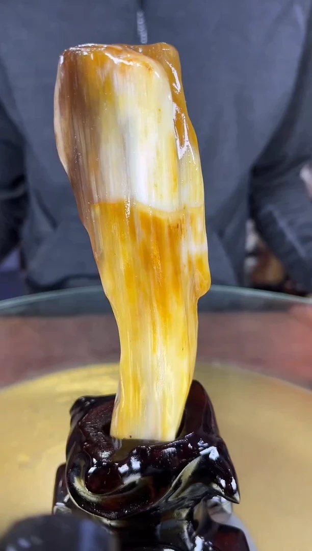 缅甸天然树化玉精品摆件