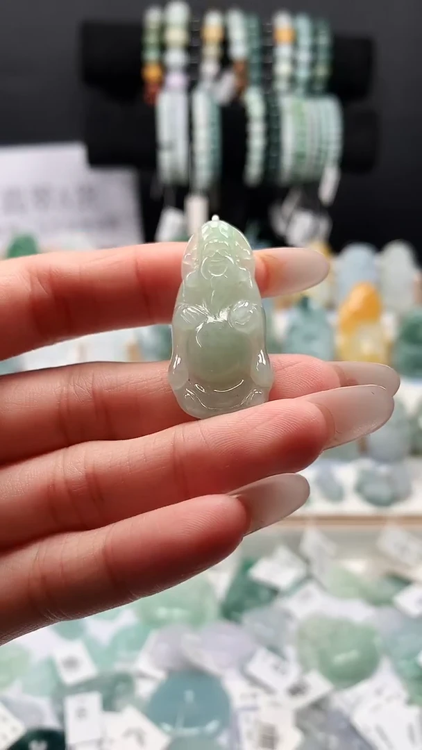 吊坠(不含链)未镶嵌翡翠41财神爷