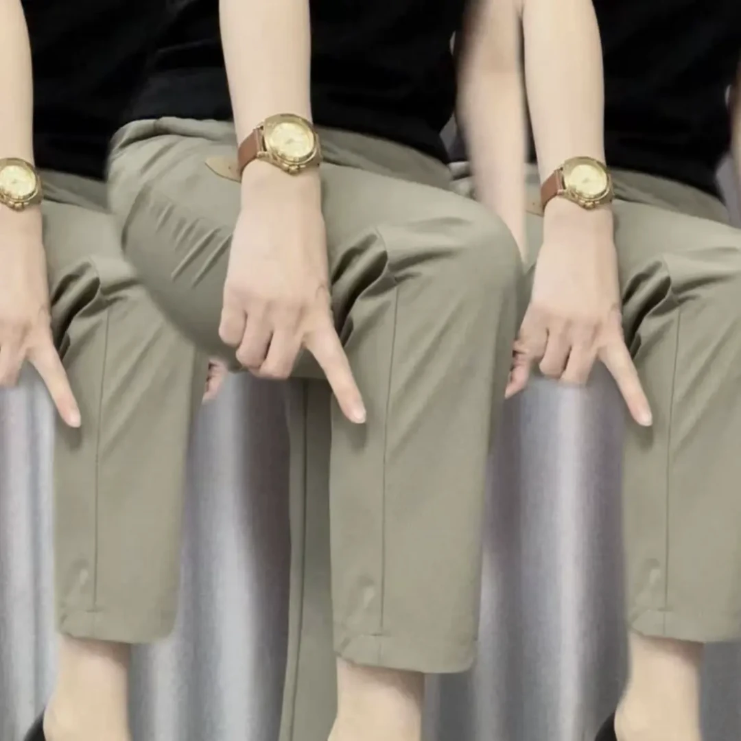 九分时尚女裤夏季新款薄款高腰哈伦宽松显瘦裤子小脚弹力萝卜休闲