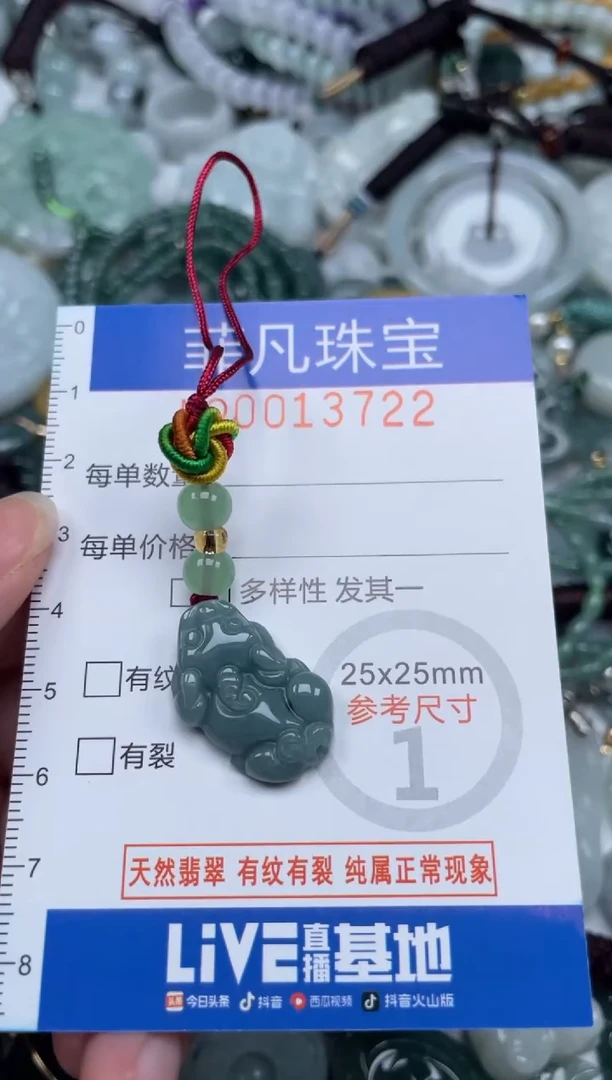颈饰未镶嵌翡翠13722