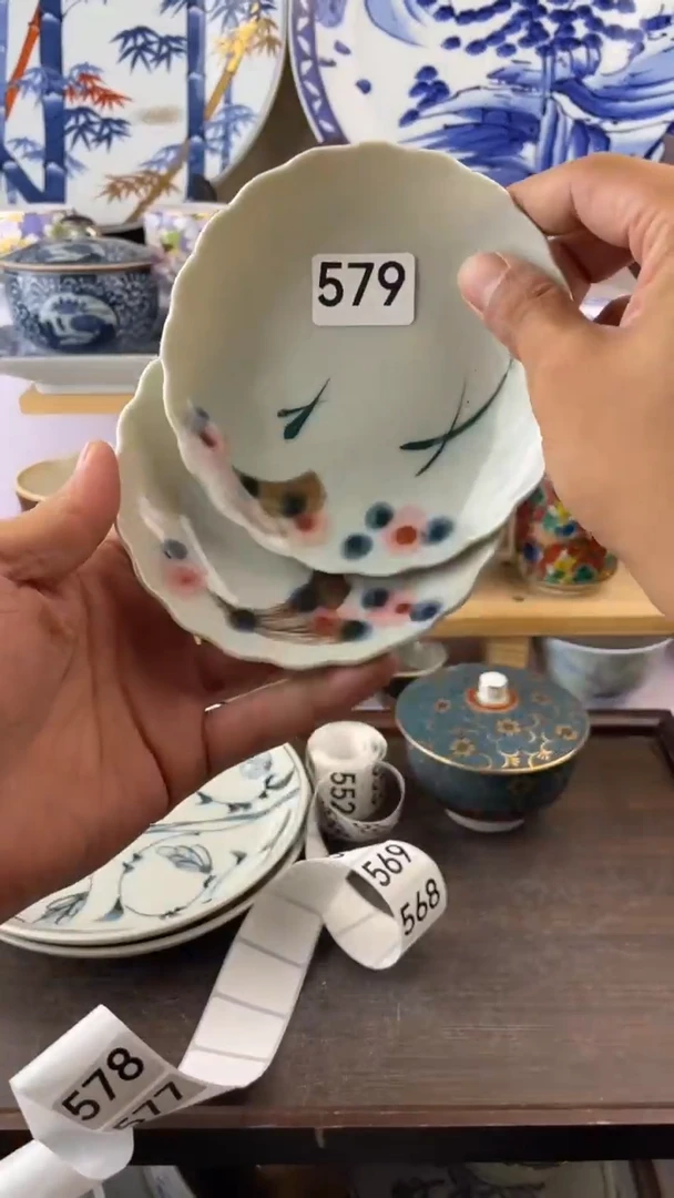瓷片五*笔579满28元包邮谨慎参拍默认微瑕