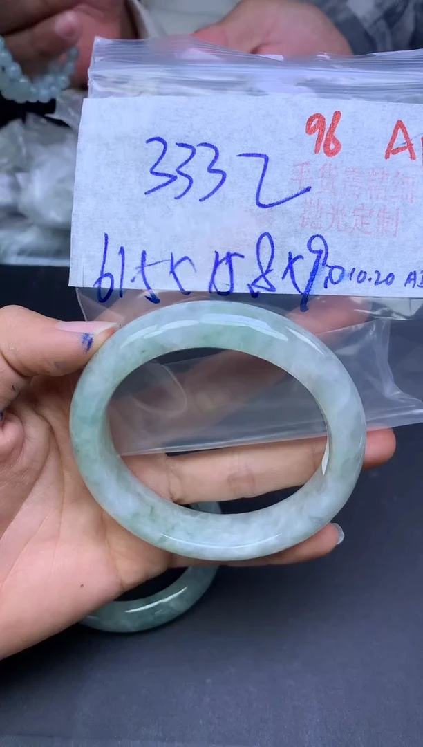 未镶嵌定制翡翠96毛货需精细抛光多样性1件333元