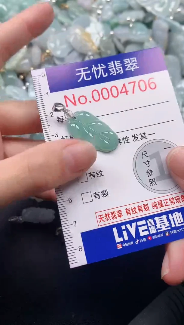 吊坠(不含链)未镶嵌翡翠4706